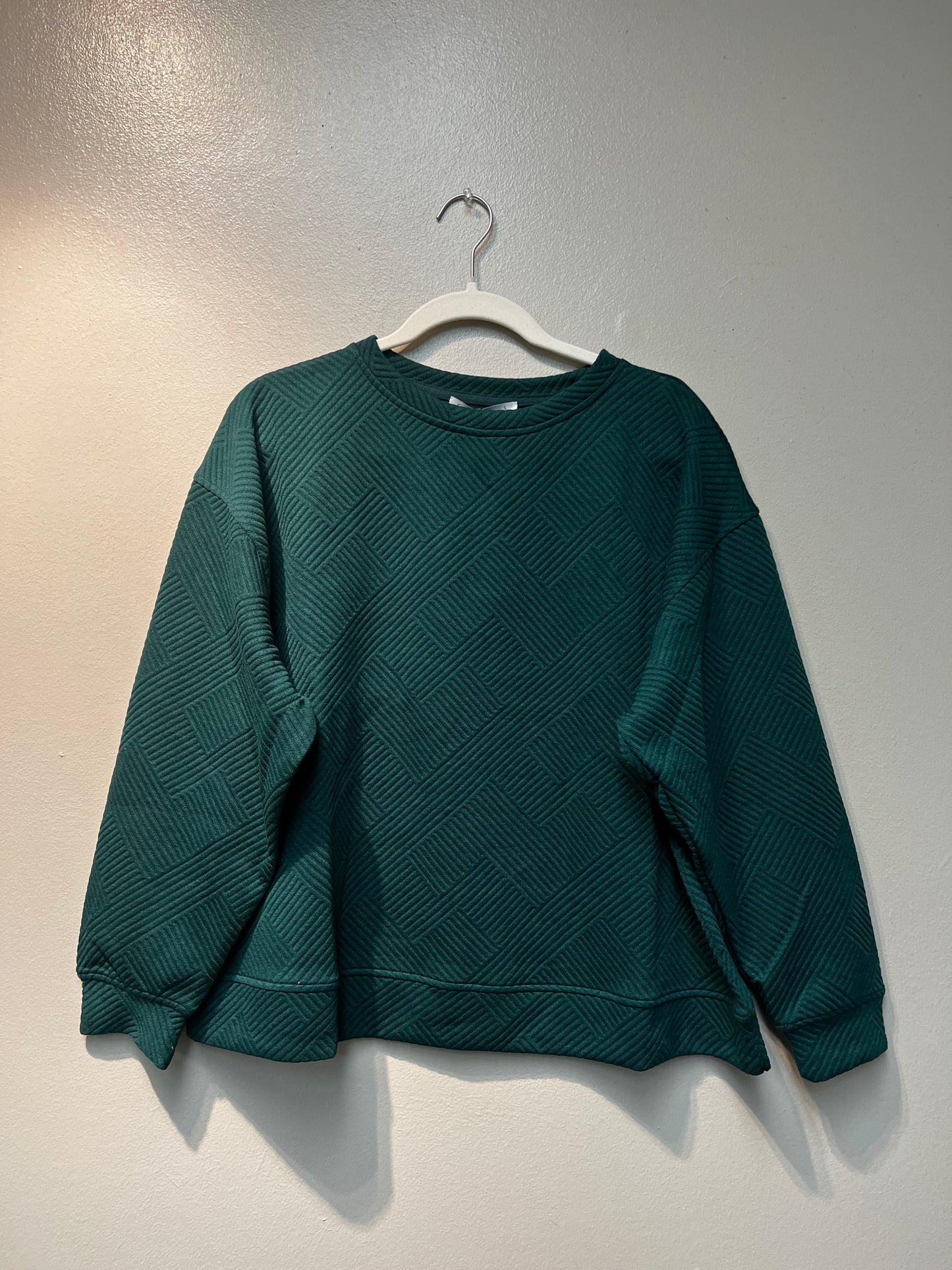 Forest Green Texture Crewneck